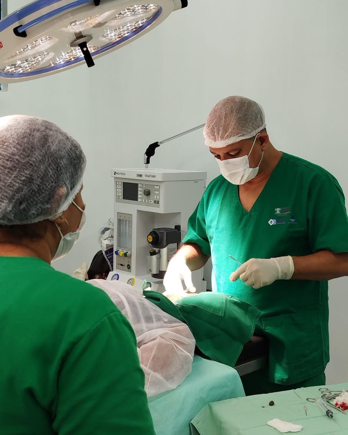 CENTRO CIRÚRGICO FUNCIONANDO A TODO VAPOR