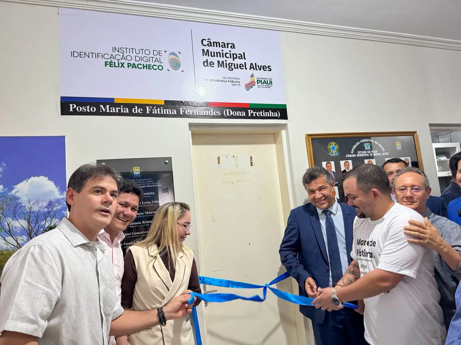 MIGUEL ALVES GANHA UM NOVO POSTO DE IDENTIFICAÇÃO DIGITAL
