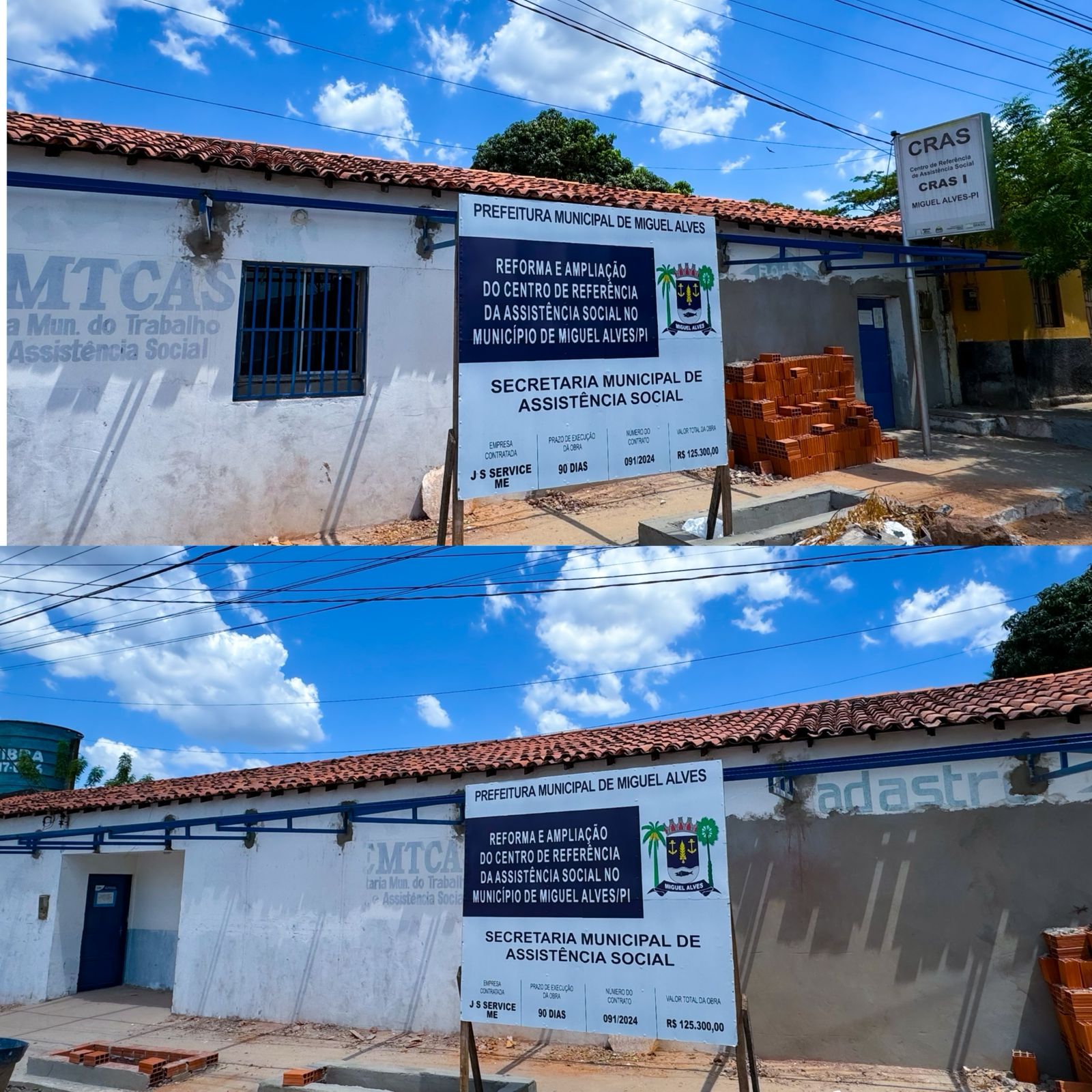 REFORMA E AMPLIAÇÃO DO CENTRO DE REFERÊNCIA DE ASSISTÊNCIA SOCIAL (CRAS I)