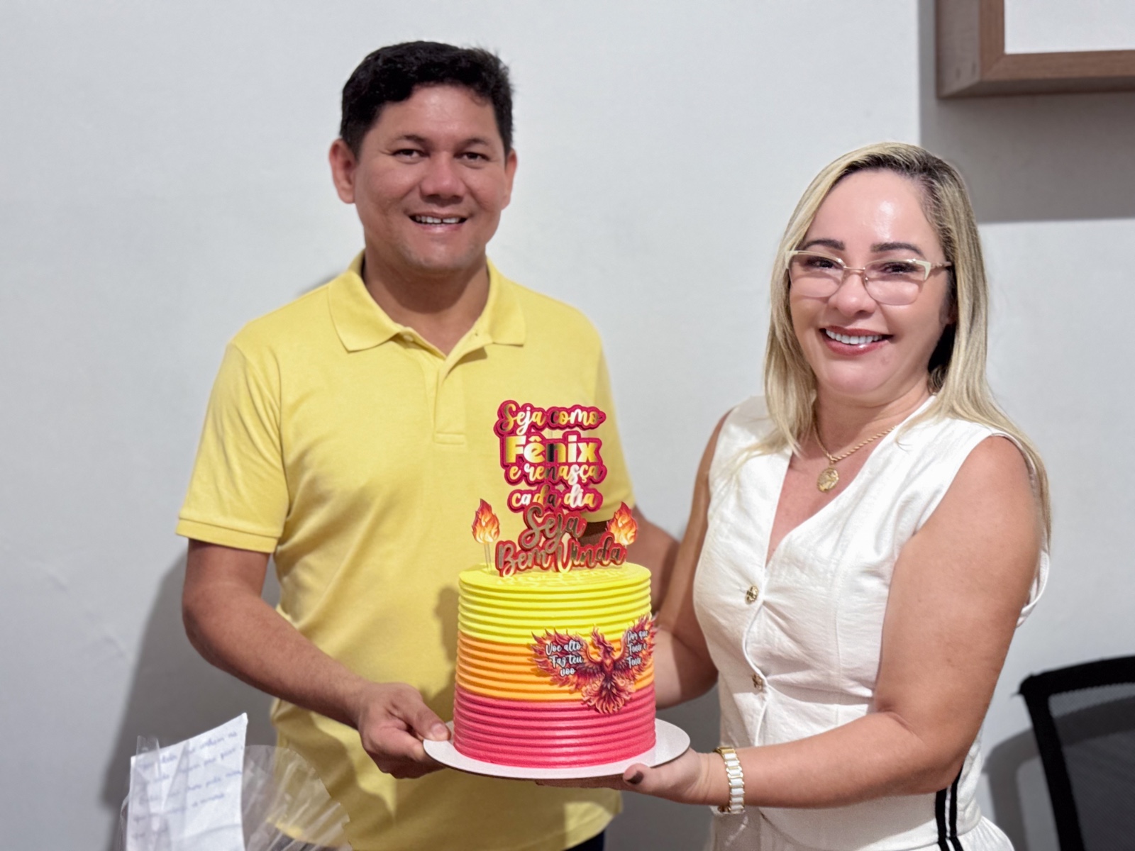 SECRETARIA MUNICIPAL DE ASSISTÊNCIA SOCIAL É RECEPCIONADACOM ENTUSIASMO POR COLABORADORES